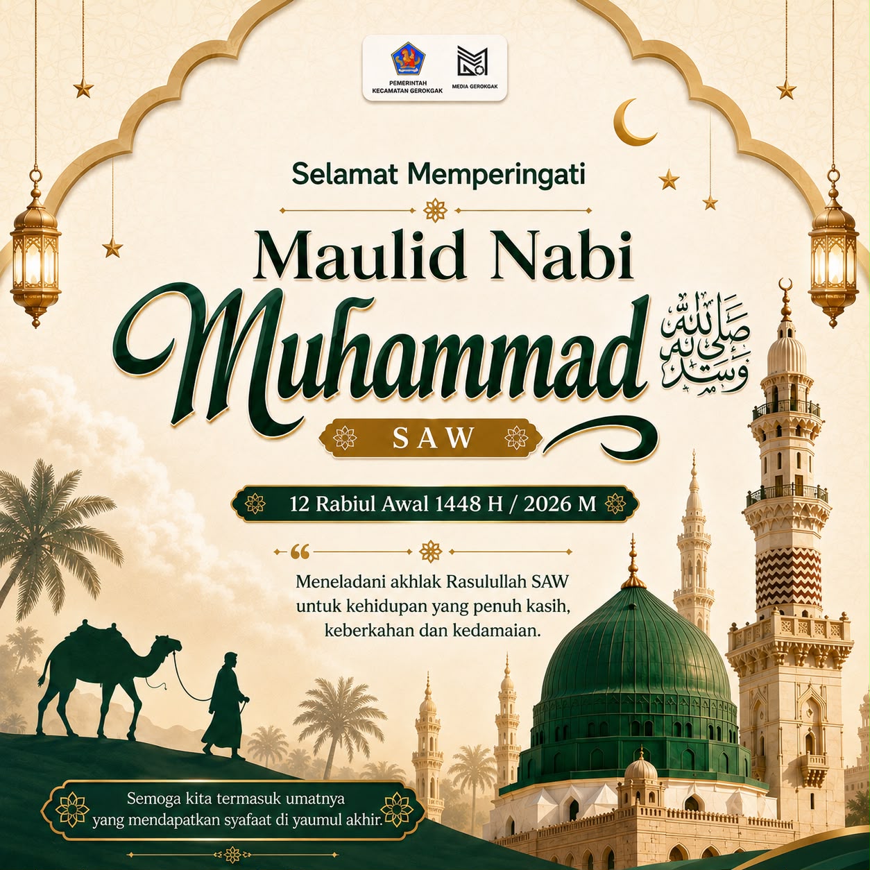Selamat Memperingati Maulid Nabi Muhammad SAW 1448 H 